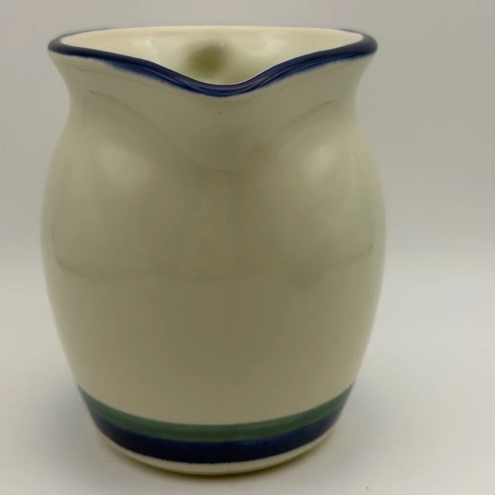 Pfaltzgraff Northwinds Creamer Pitcher Farmhouse Cottage Stoneware‎ USA 4.5
